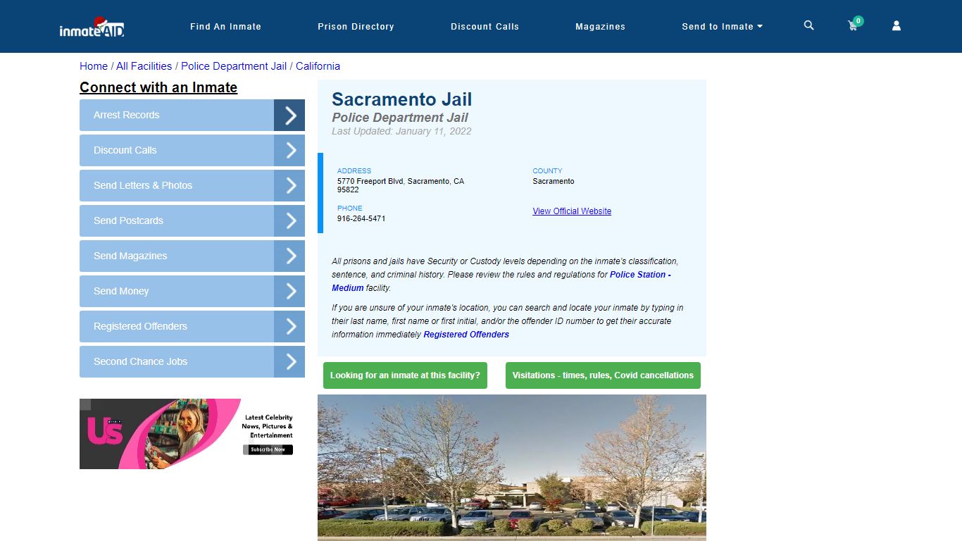 Sacramento Jail & Inmate Search - Sacramento, CA